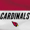 NFL Arizona Cardinals White Striped Surface Laptop 2 Skin